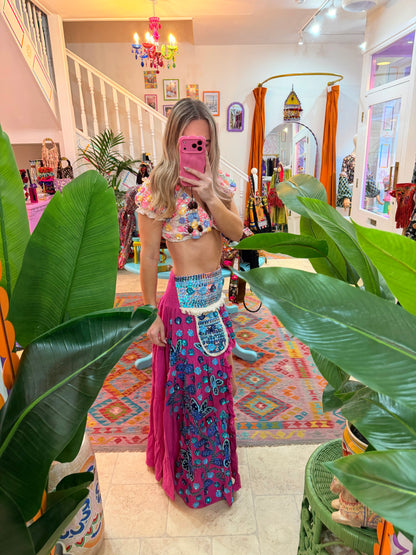 Gypsy Soul Ibiza Skirt Pink - 3