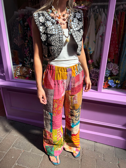 Blanket Kantha Trousers - 5 - UK 10
