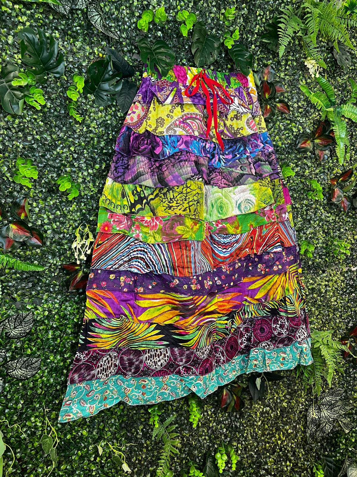 Ruffle Maxi Skirt