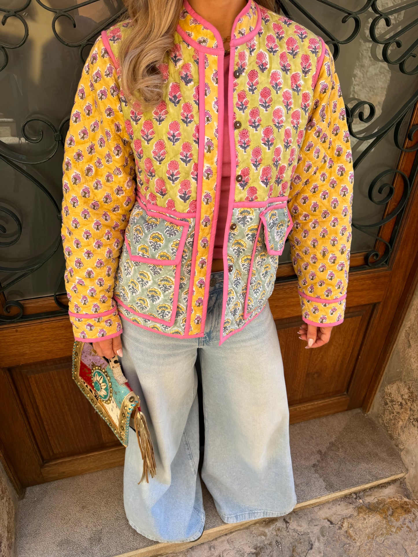 Pastel Quilted Jacket