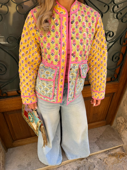 Pastel Quilted Jacket