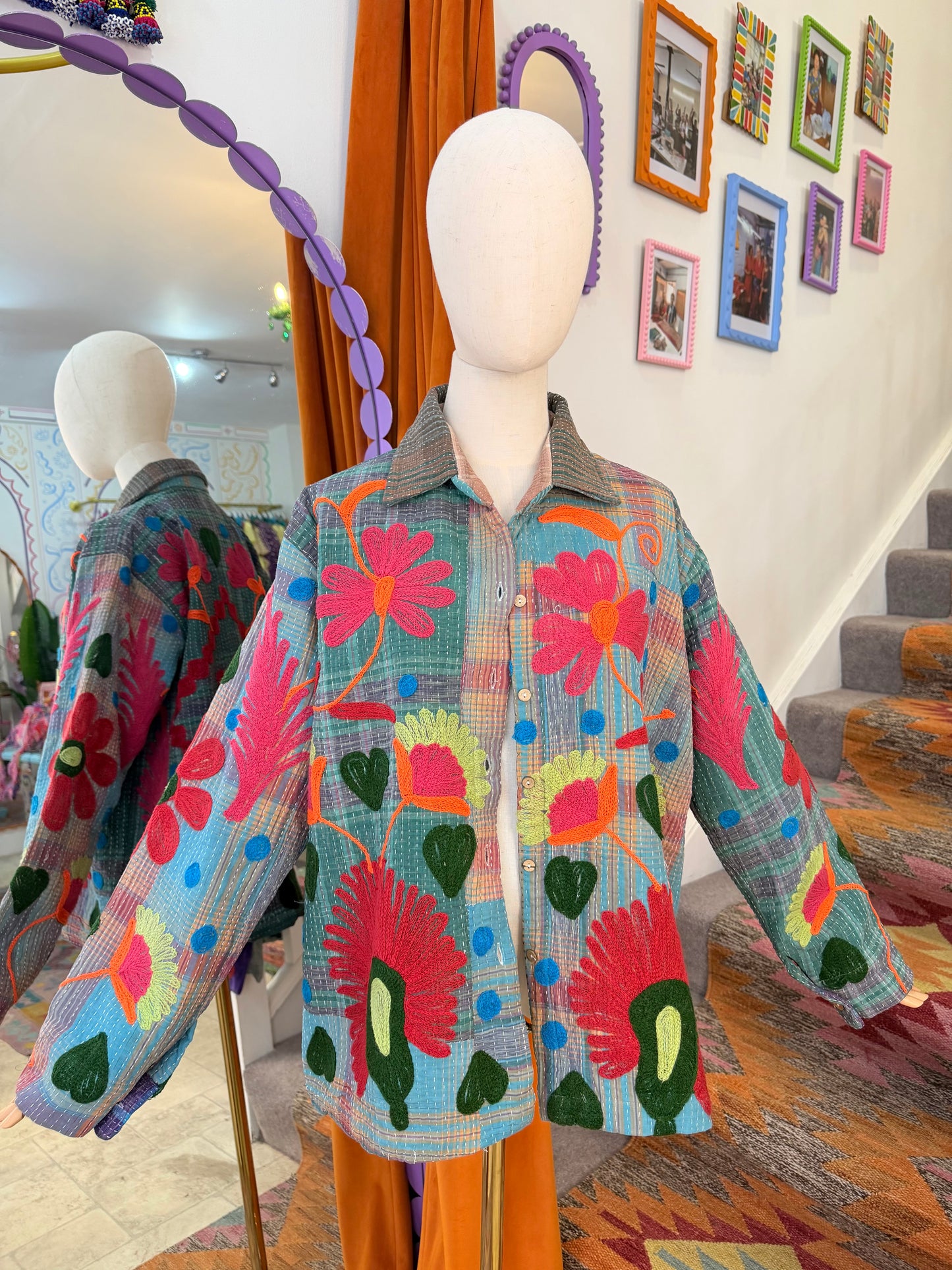Suzani Kantha Shacket