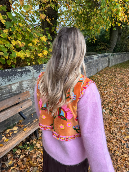 Velvet Flower Waistcoat