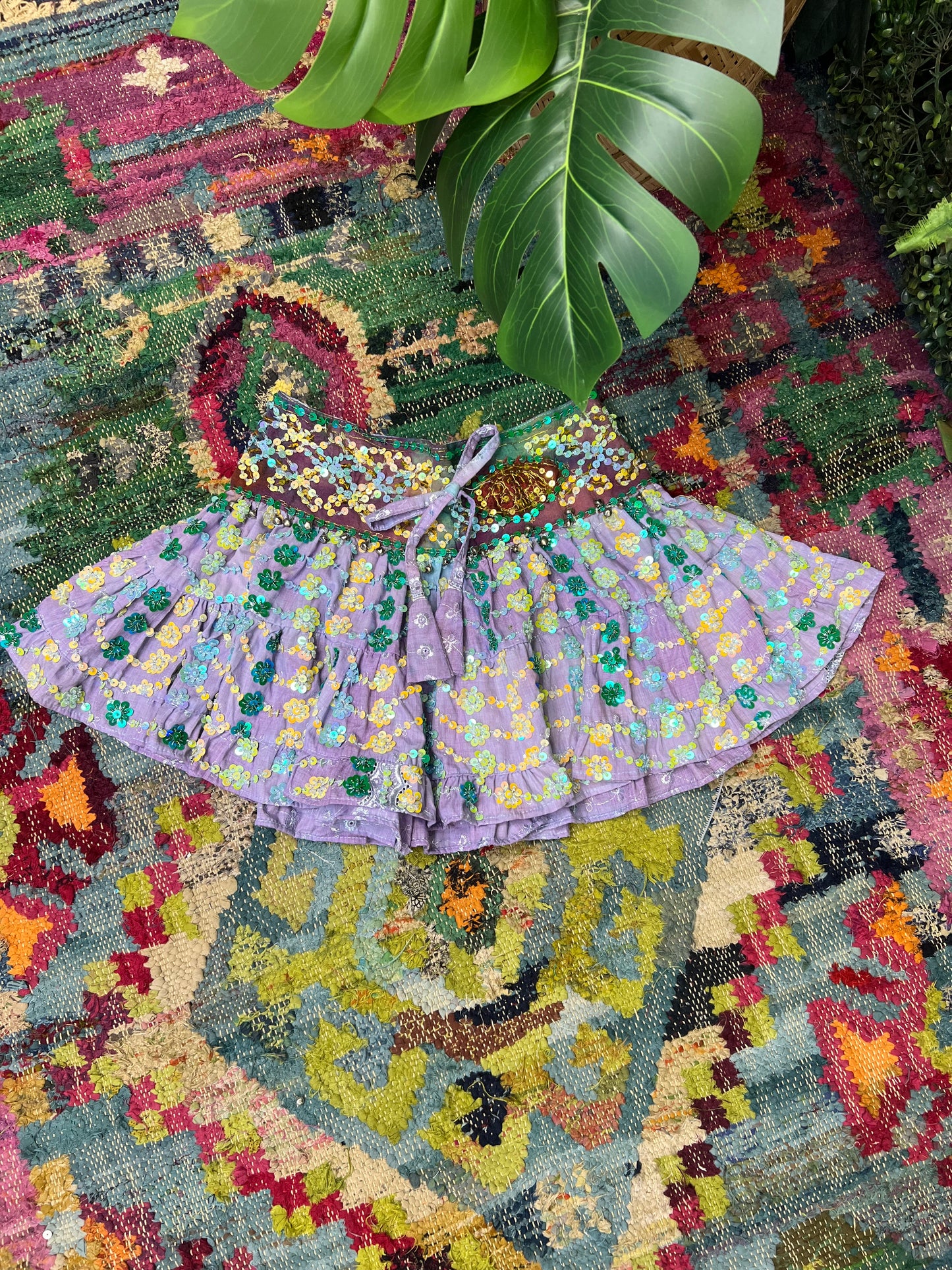 Gypsy Soul Mini Lilac Skirt - 1
