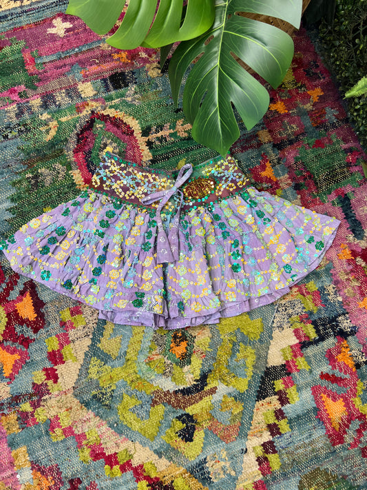 Gypsy Soul Mini Lilac Skirt - 1
