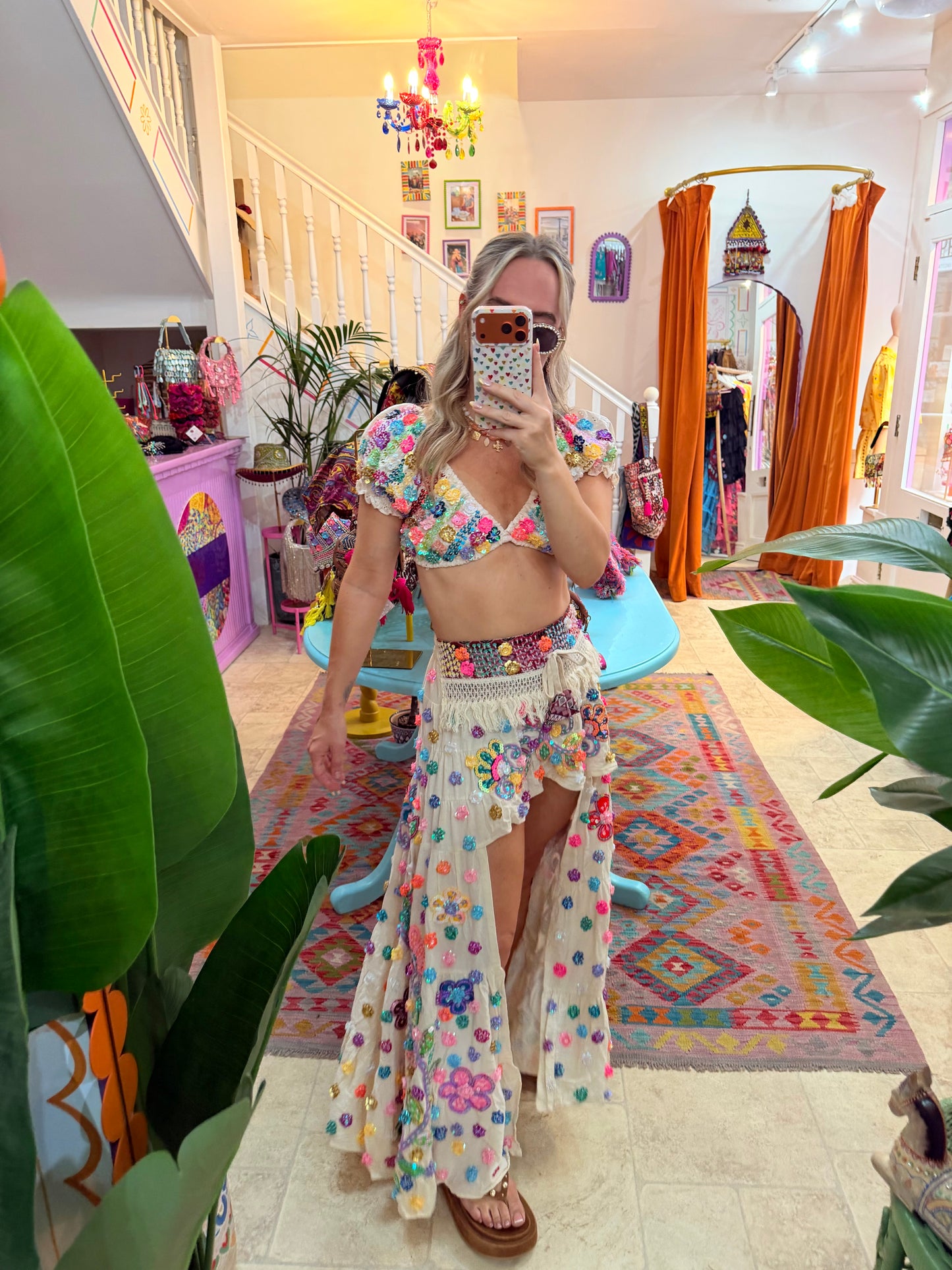 Gypsy Soul Ibiza Skirt Cream