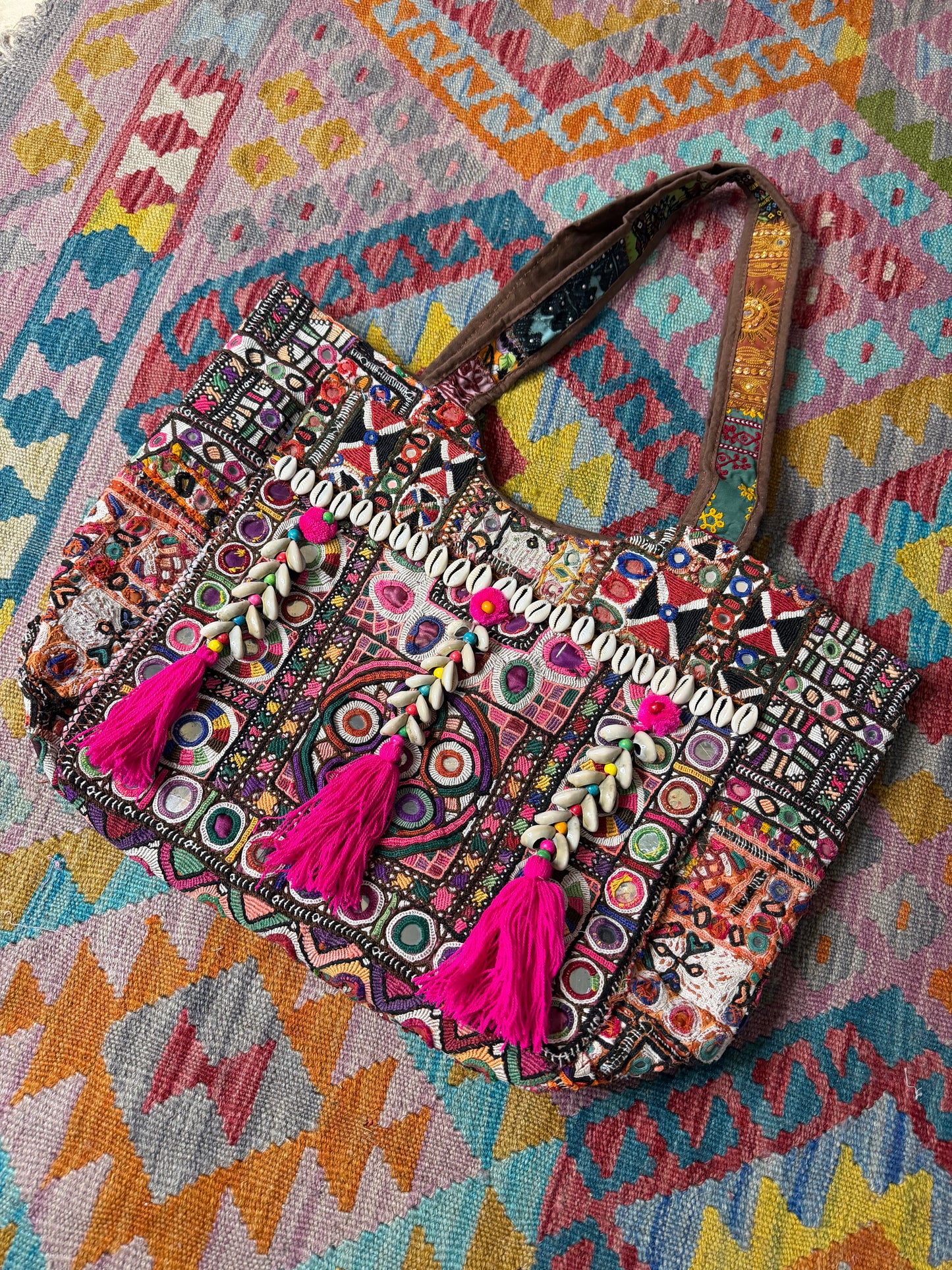 Vintage Shoulder Banjara Tote Bag - 1