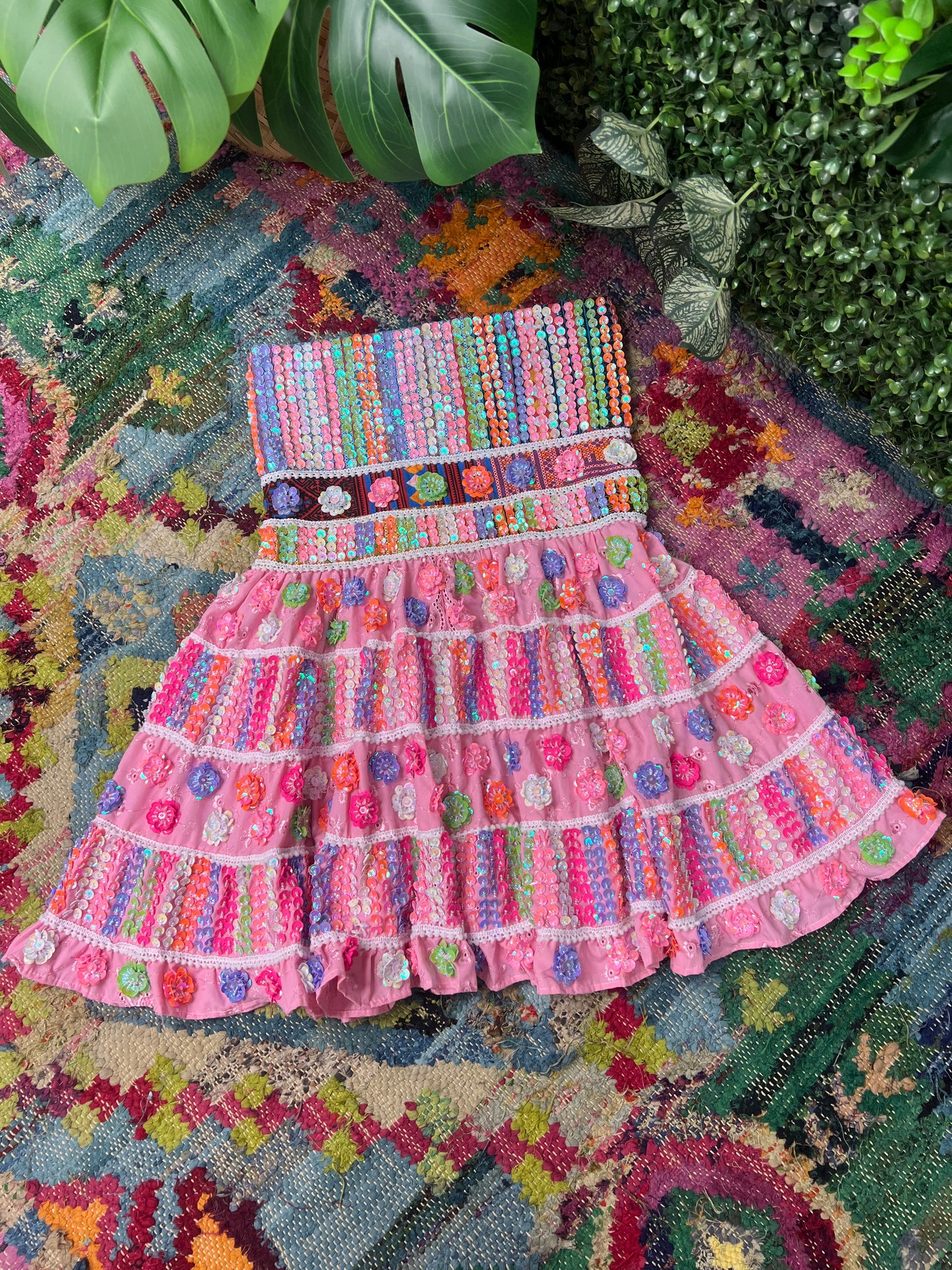 Gypsy Soul Dress in Pink - 3