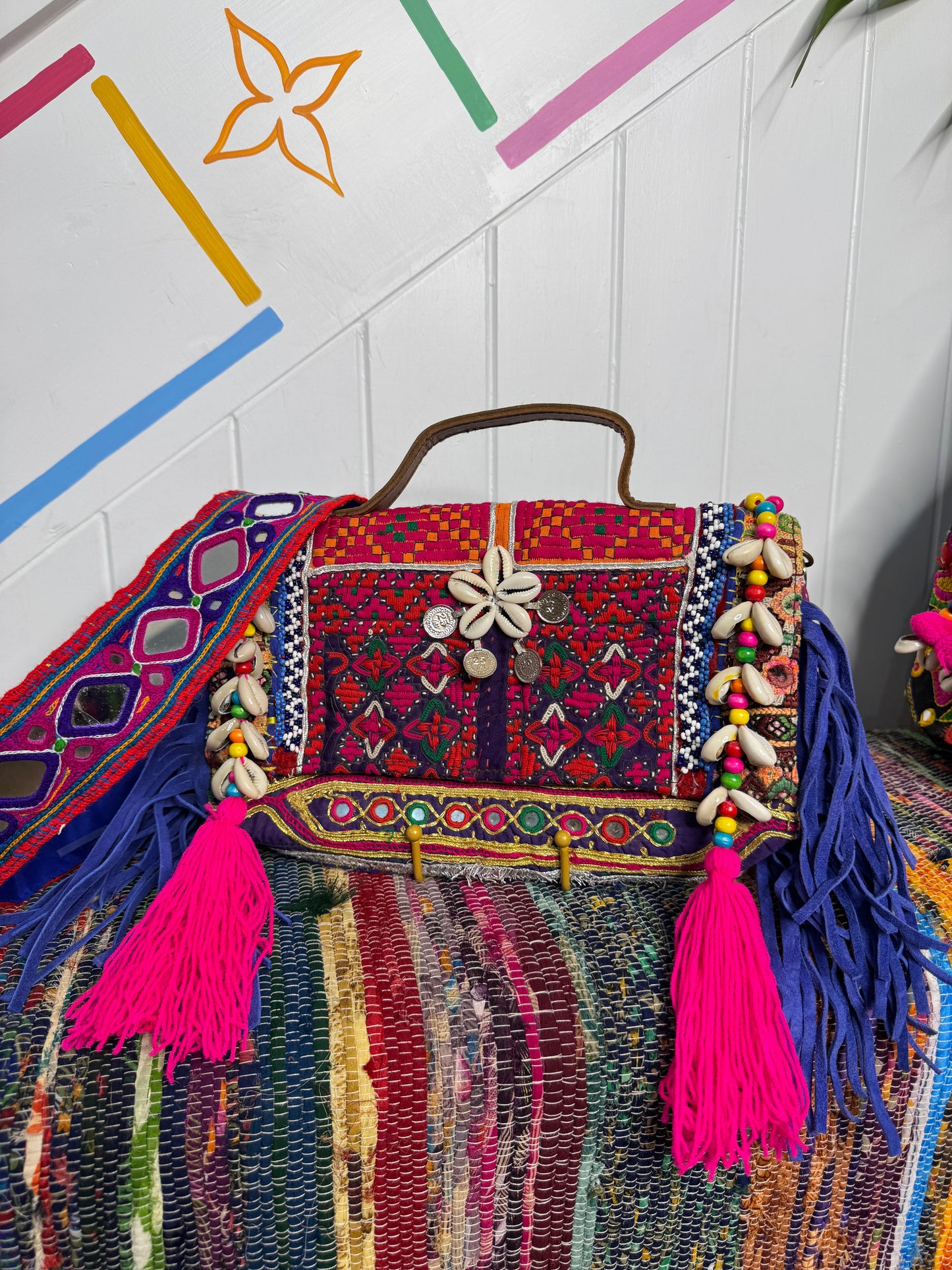 Havana Bag Purple Tassel - 1