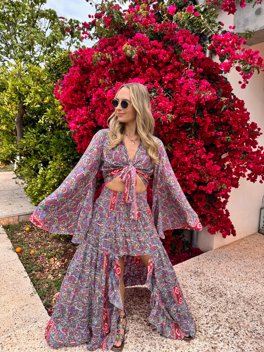 Valentina Top & Maxi Skirt Set