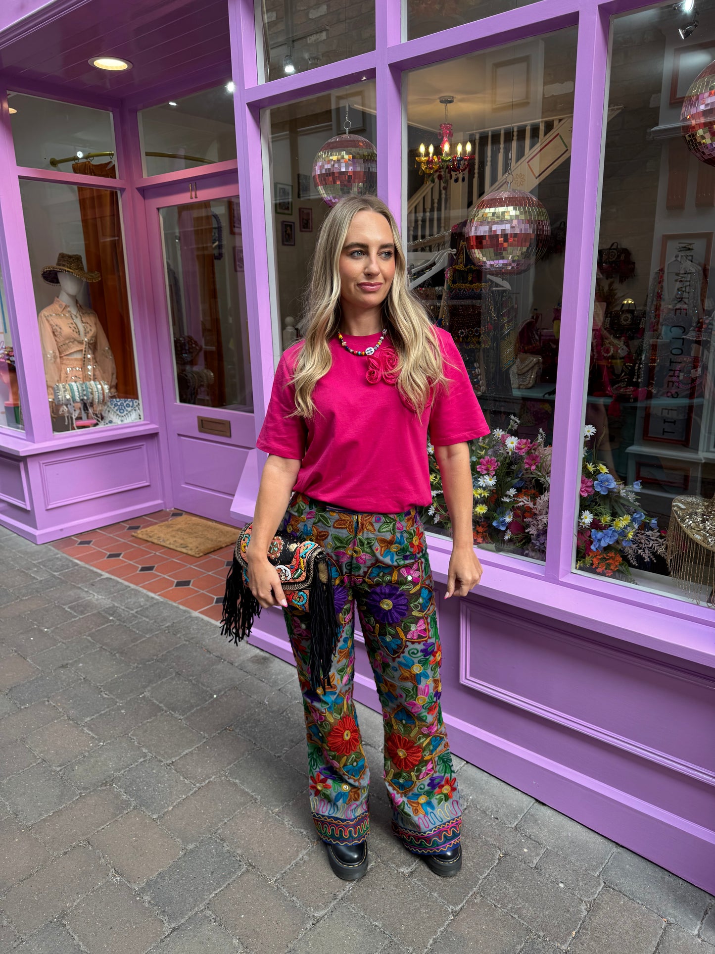 Suzani Flower Flares
