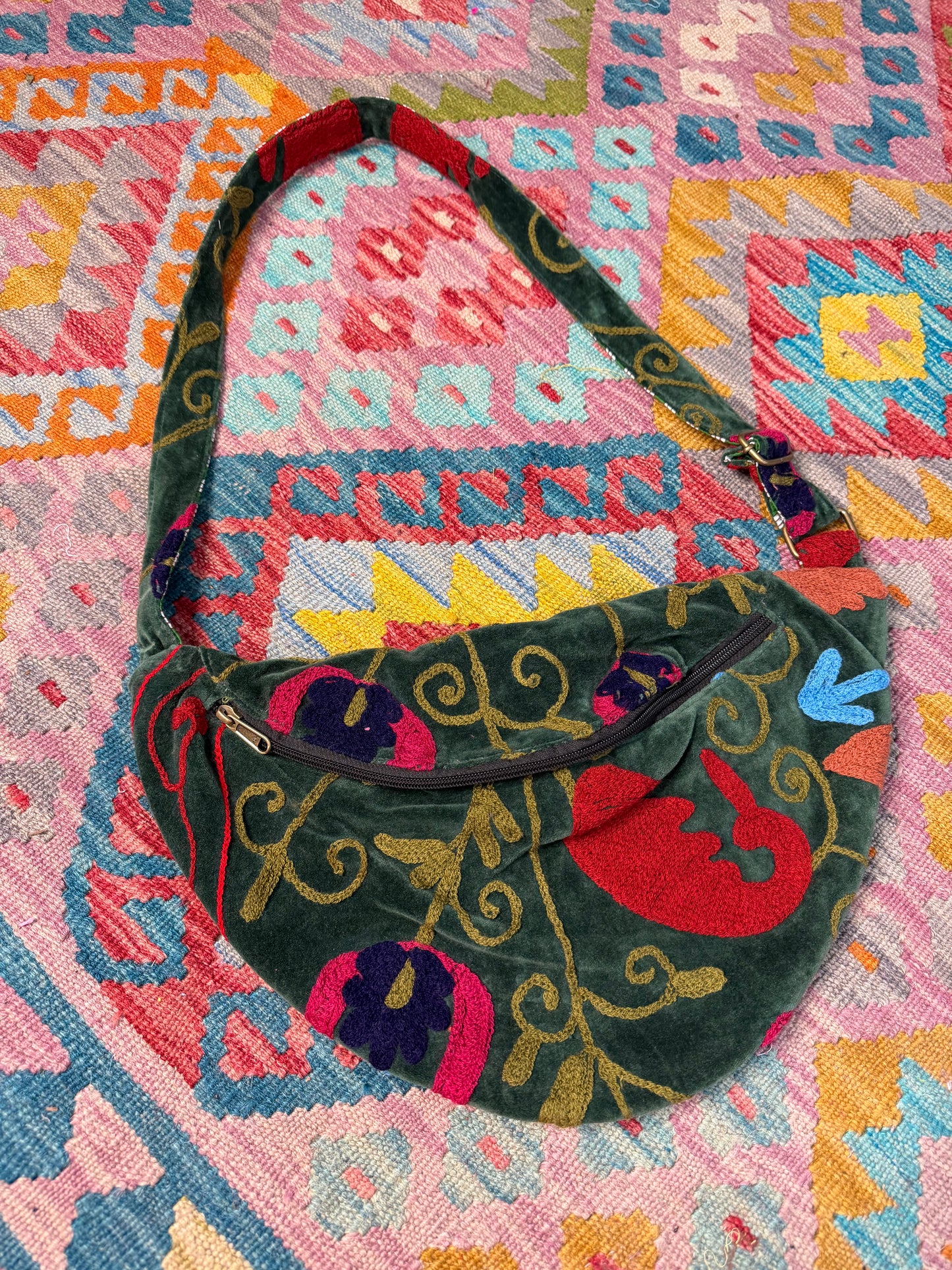 Suzani Velvet Bum Bags
