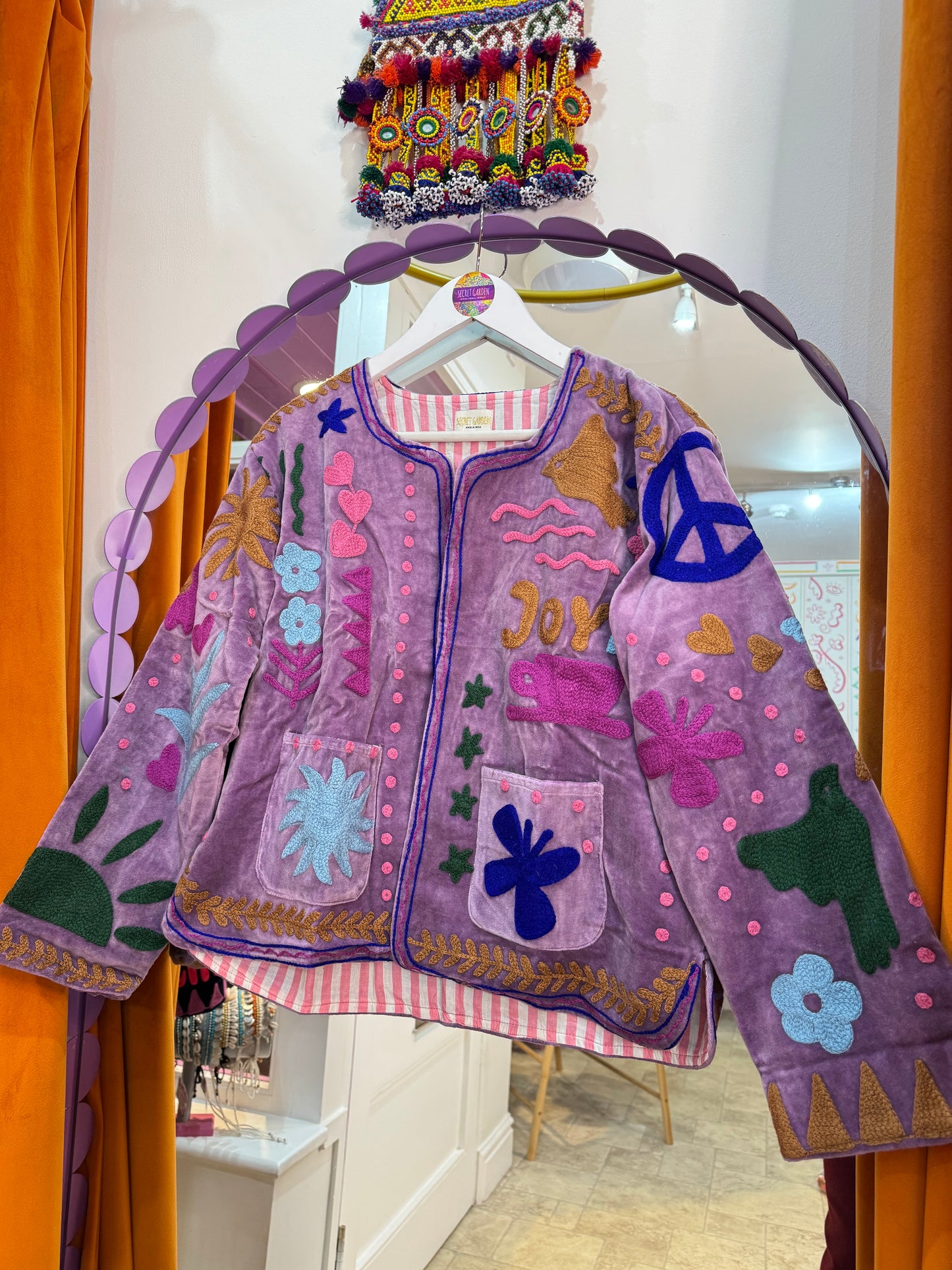 Joy Velvet Duster Jacket - 12
