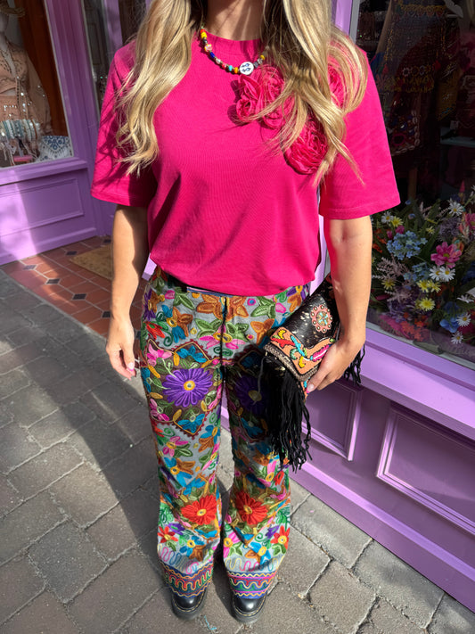 Suzani Flower Flares