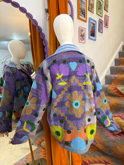 Suzani Kantha Shacket