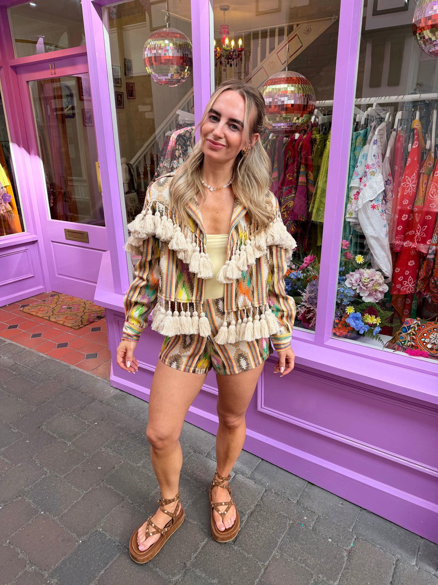 Aztec Lima Cream Jacket