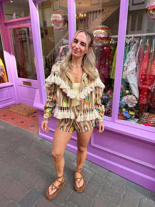 Aztec Lima Cream Jacket