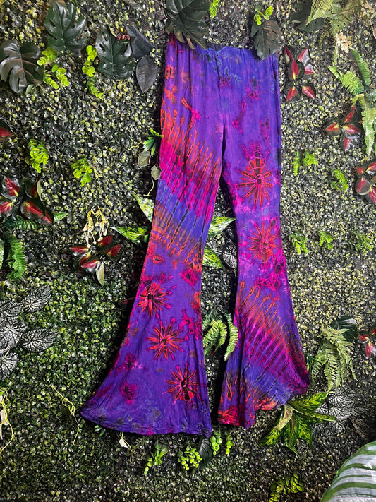 Tie Dye Flare - Purple 1