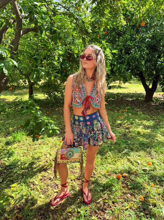Gypsy Soul Mini Patchwork Skirts