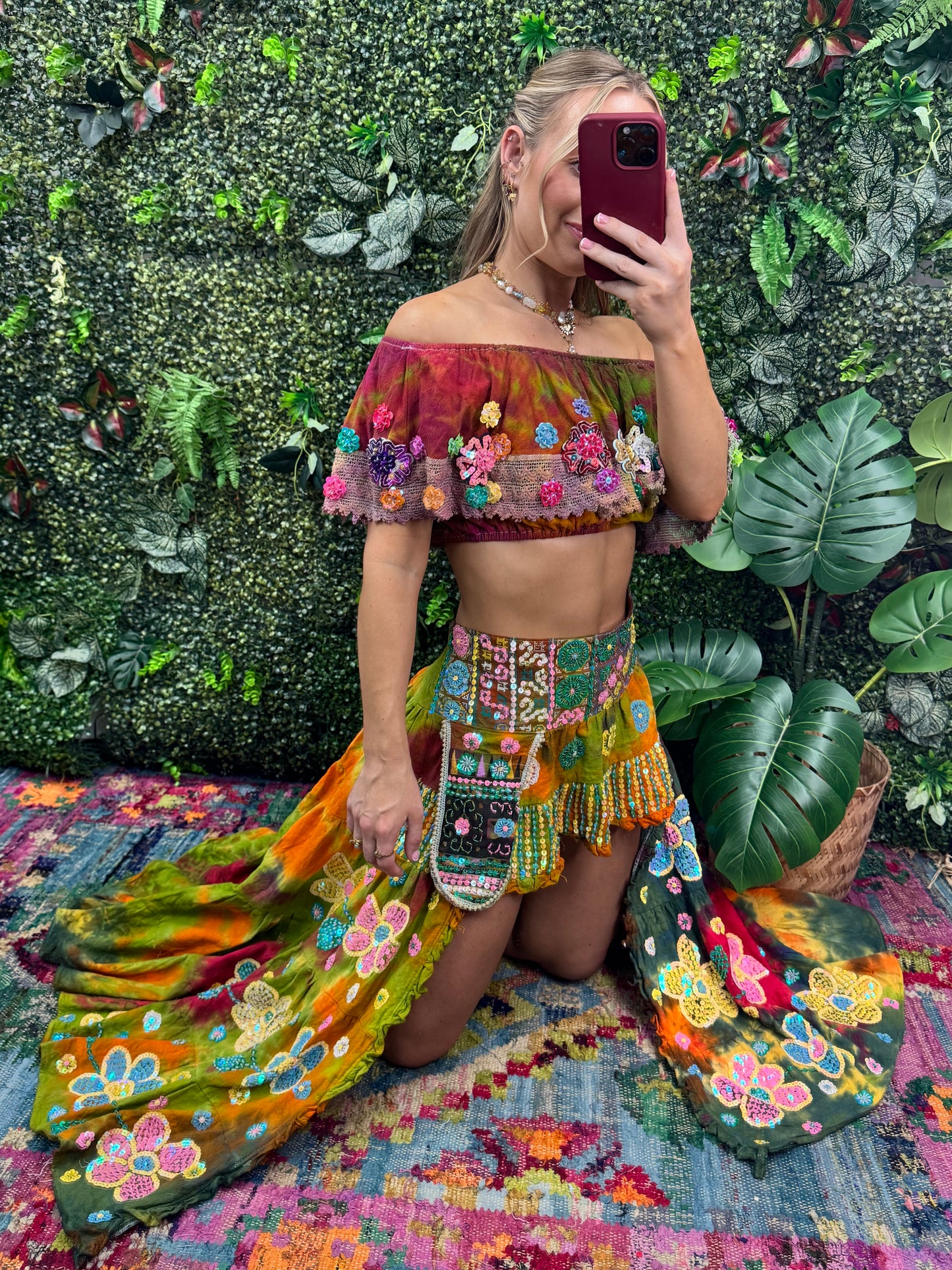 Gypsy Soul Ibiza Tie Dye Skirt