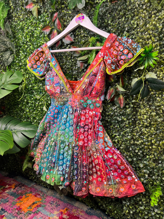 Gypsy Soul Tie Dye Broderie Anglaise Top - 12