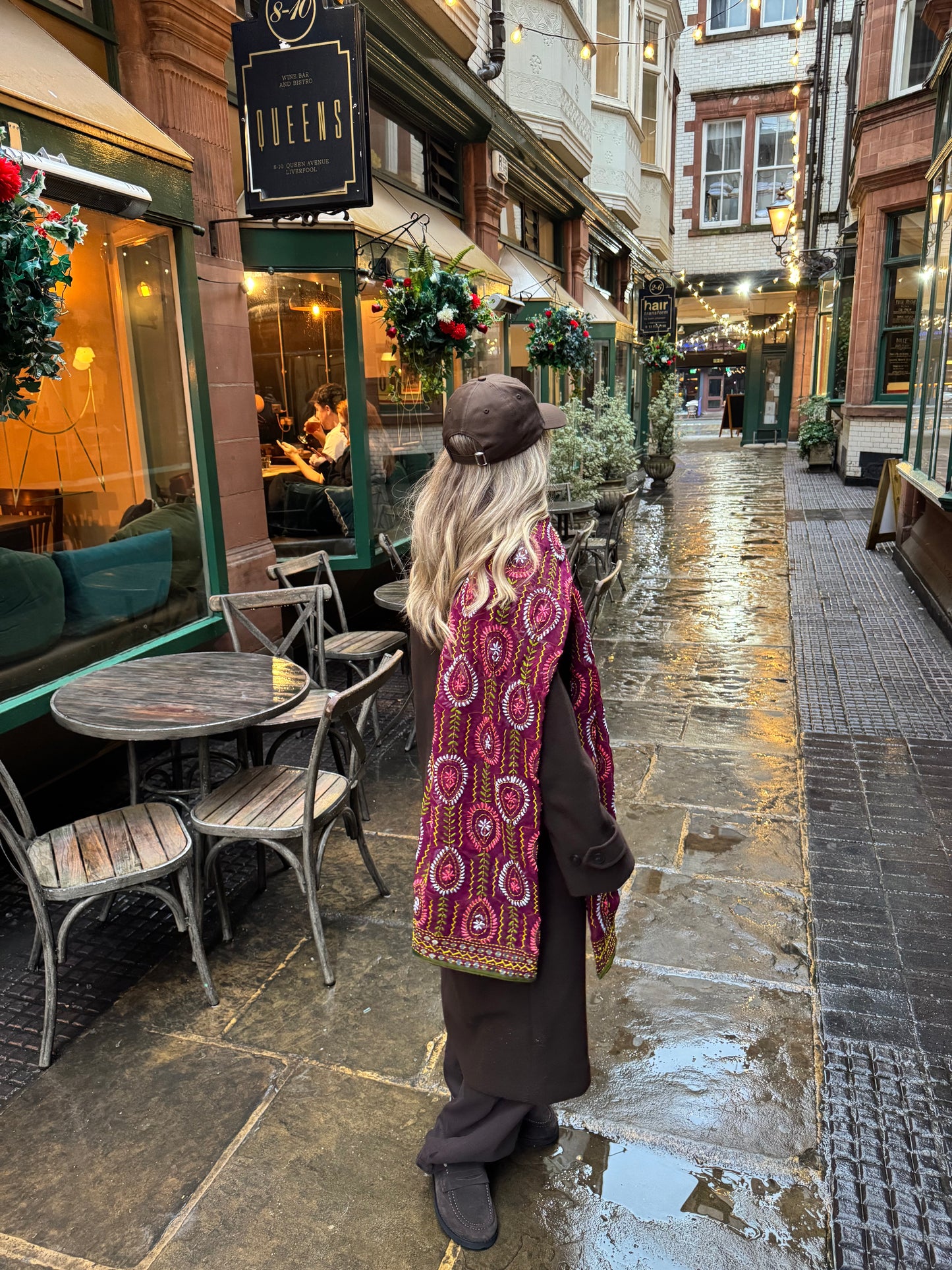 Phulkari Wool Scarf - 16