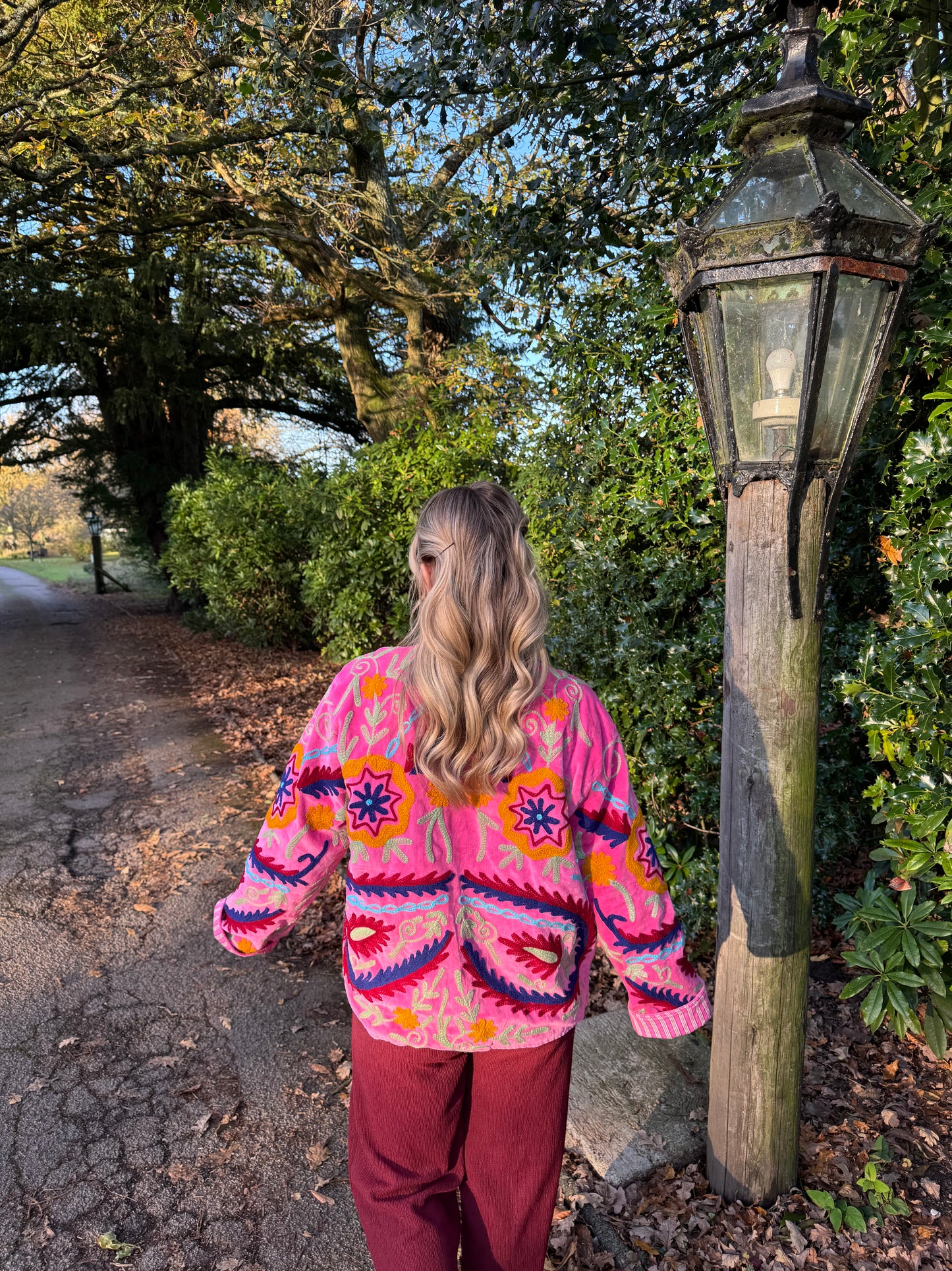 Velvet Suzani Duster Jacket