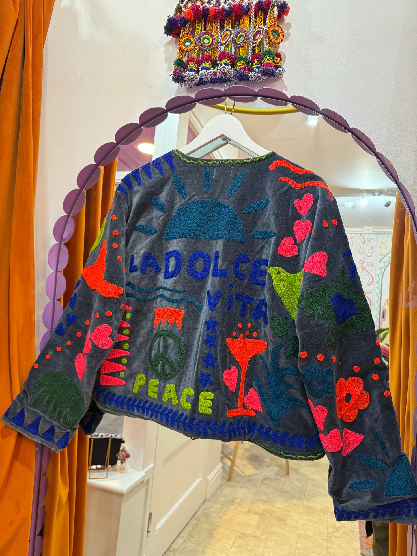 Joy Velvet Duster Jacket - 11