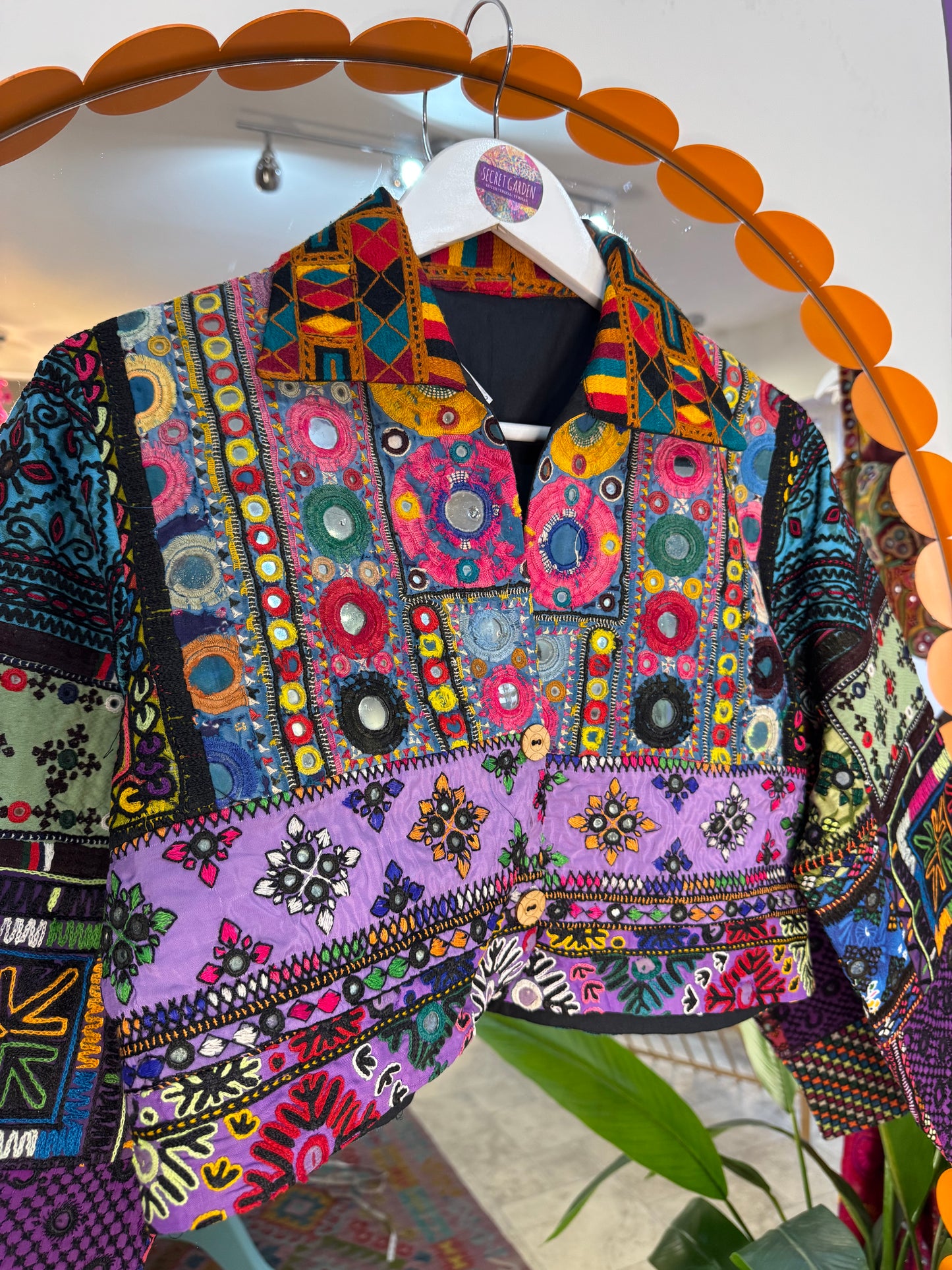 Jaipur Cropped Jacket SIZE UK 6-12