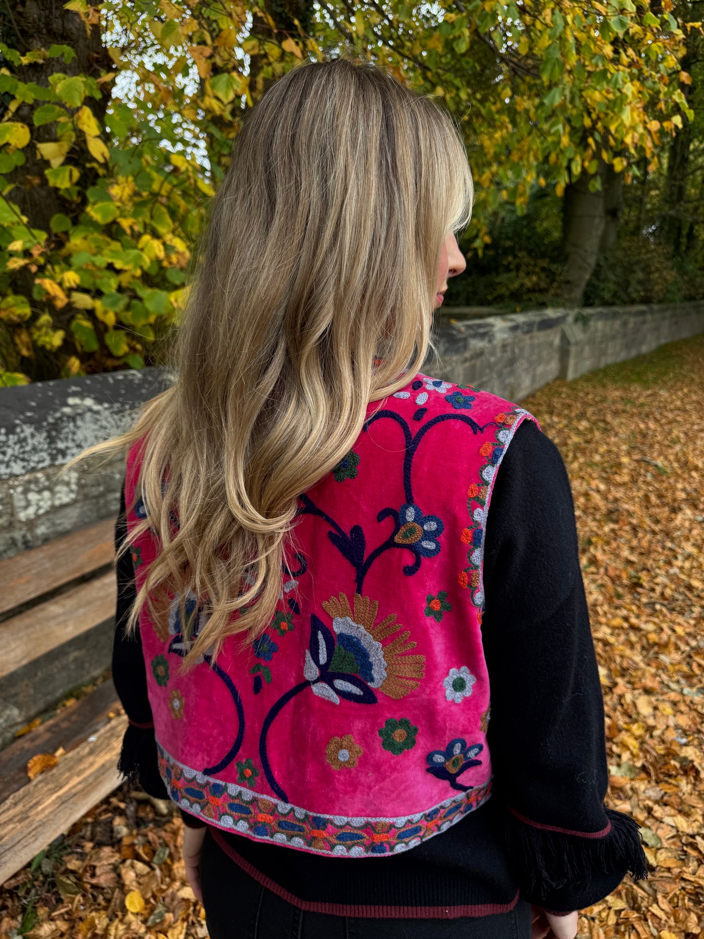 Velvet Flower Waistcoat