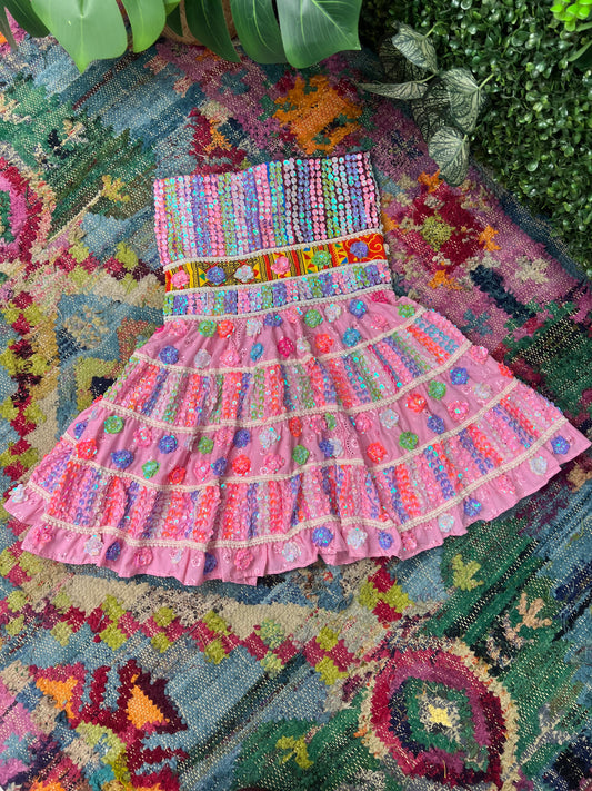 Gypsy Soul Dress in Pink - 5