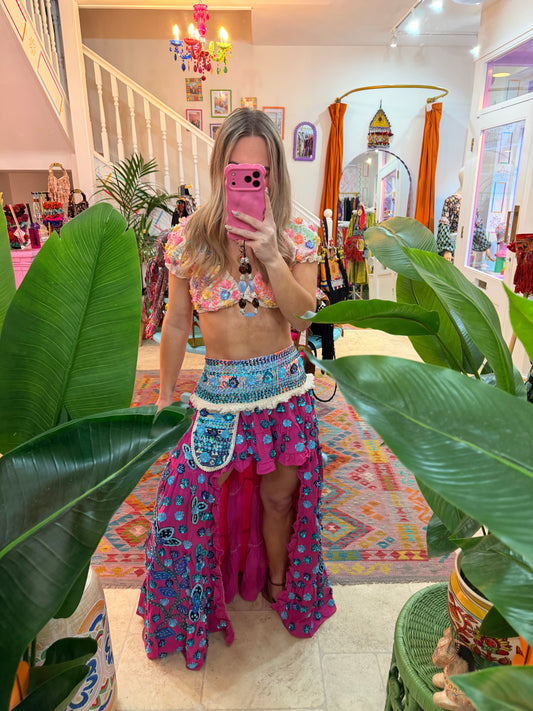 Gypsy Soul Ibiza Skirt Pink - 3