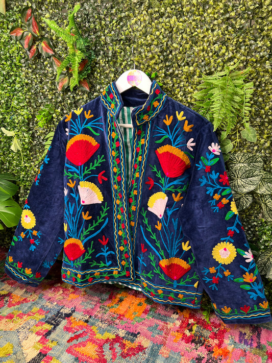 Velvet Suzani Kimono Jacket