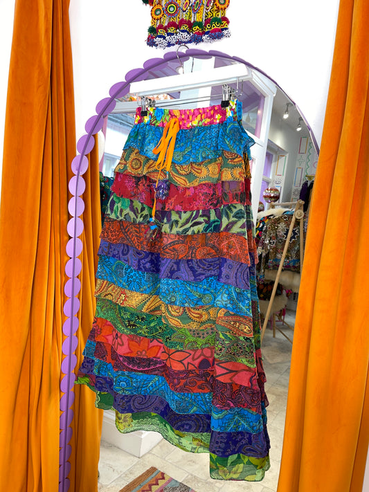 Ruffle Maxi Skirt - 6