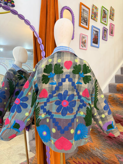 Suzani Kantha Shacket