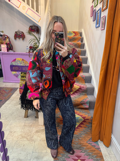 Suzani Oversized Bomber