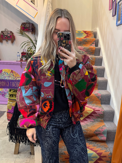 Suzani Oversized Bomber