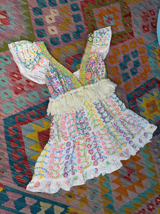 Gypsy Soul Tassel Broderie Anglaise Top 1