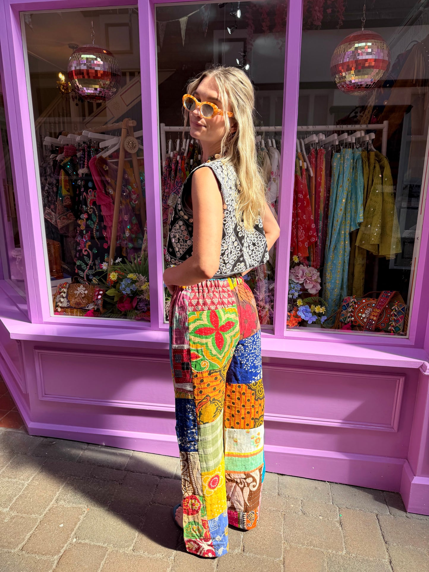 Blanket Kantha Trousers - 3 UK 6-8