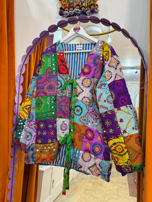 Phulkari Cardigan - 1