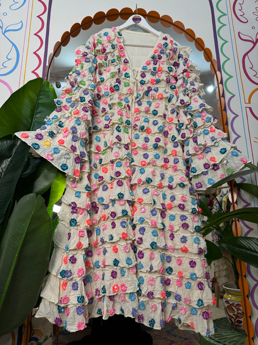 Gypsy Soul Maxi Ruffle Jacket