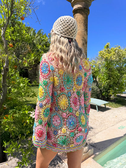 Crochet Sequin Beach Top