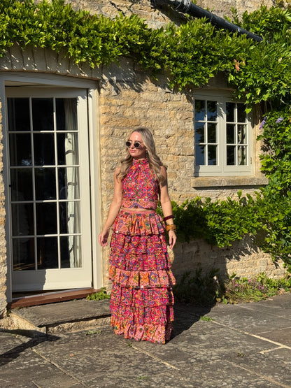 Frida Maxi Mirror Skirt