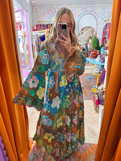 Gypsy Soul Maxi Kimono Ruffle Jacket - 3