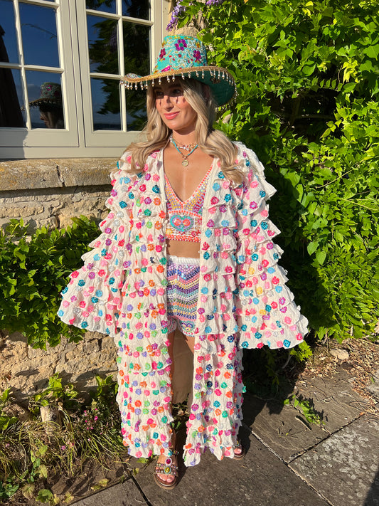 Gypsy Soul Maxi Ruffle Jacket