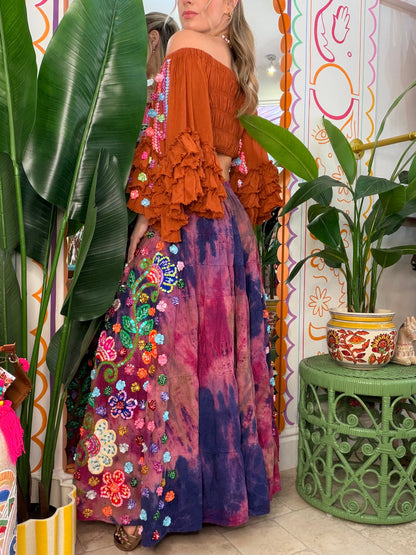 Gypsy Soul Ibiza Tie Dye Skirt