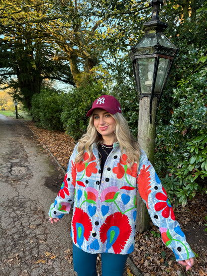 Suzani Kantha Shacket