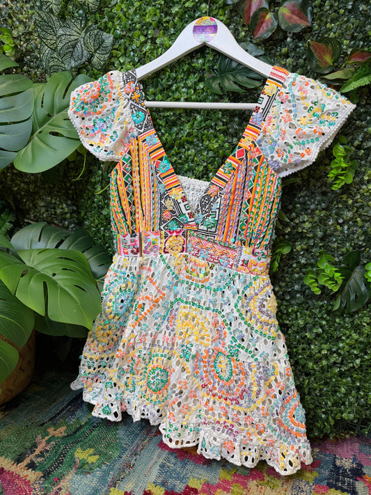 Gypsy Soul Tassel Broderie Anglaise Top 4