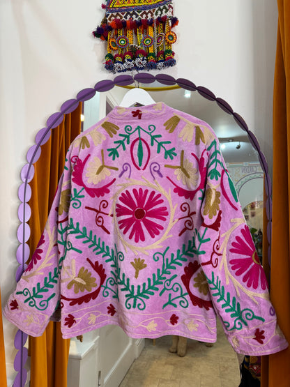 Velvet Suzani Duster Jacket