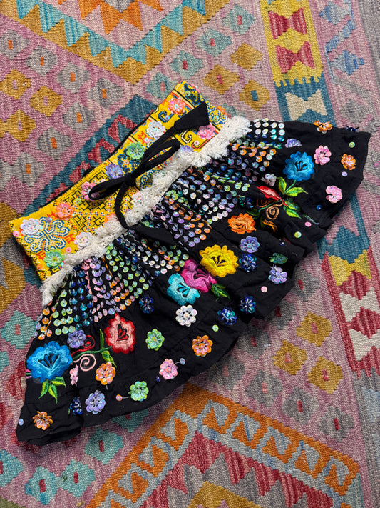 Gypsy Soul Mini Black Skirt - 5